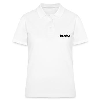 Drama - Frauen Polo Shirt - Weiß - Vorne - Ailine (174cm)