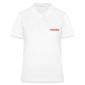 Fortuna - Frauen Polo Shirt - Weiß - Vorne - Ailine (174cm)