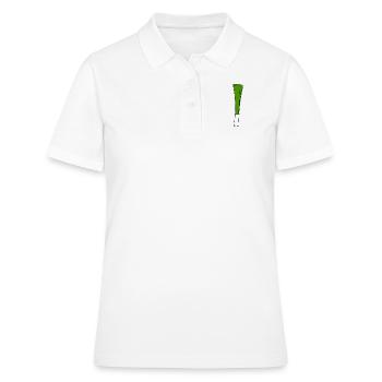 poireau - Polo Femme - blanc - Devant - Ailine (174cm)