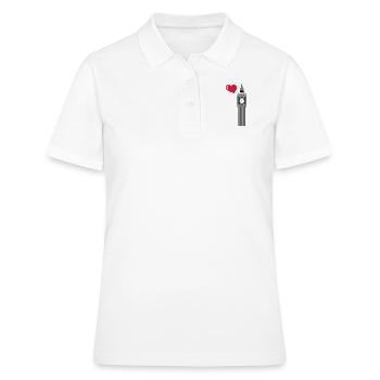 Big Ben, mon amour - Polo Femme - blanc - Devant - Ailine (174cm)