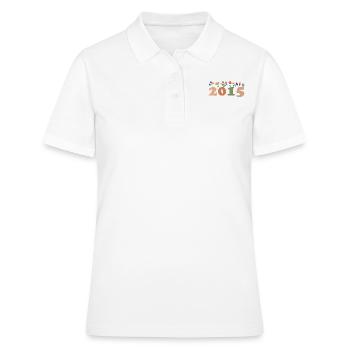 10 Années Vintage 2015 Anniversaire Fille - Polo Femme - blanc - Devant - Ailine (174cm)