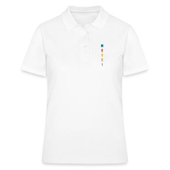 MISTRESS. THANK YOU. THANK YOU MISTRESS. MISTRESS - Women's Polo Shirt - white - Front - Ailine (174cm)