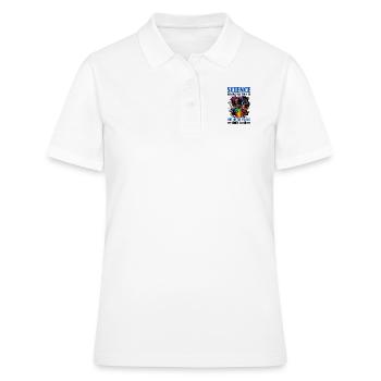 Science, Enlever Tout Le Plaisir De Deviner 14 - Polo Femme - blanc - Devant - Ailine (174cm)