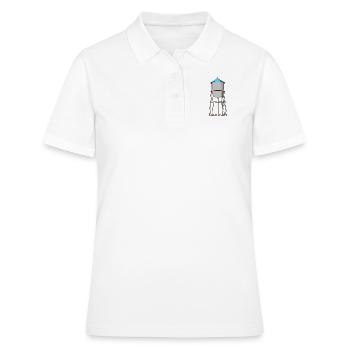 Tour d’eau - Polo Femme - blanc - Devant - Ailine (174cm)
