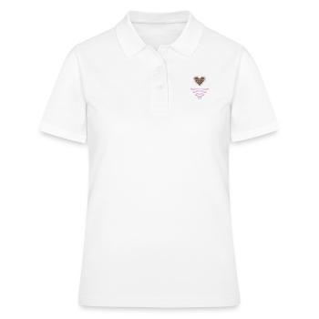 Mei Dirndl is z'kloa für zwoa - Bayern - Frauen Polo Shirt - Weiß - Vorne - Ailine (174cm)