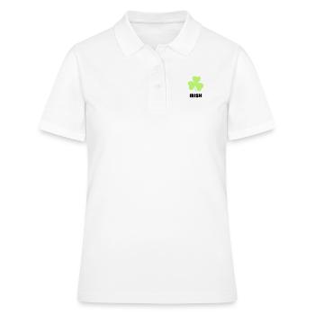 Irland - Irisch - Frauen Polo Shirt - Weiß - Vorne - Ailine (174cm)