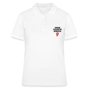 Cuckold cuck clean up service - Women's Polo Shirt - white - Front - Ailine (174cm)