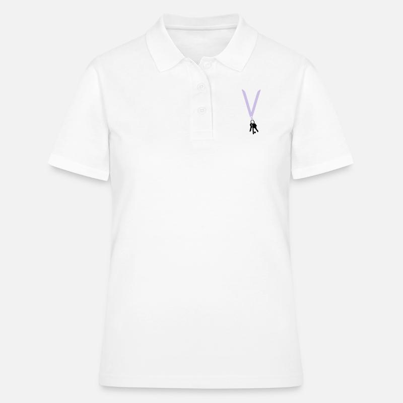 schluessel - Polo Femme - blanc