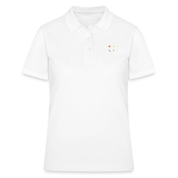 Bunt sein Gotcha Paintballspieler Paintball - Frauen Polo Shirt - Weiß - Vorne - Ailine (174cm)