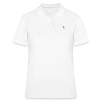À cause des concombres concombre cornichon concombre amateurs de concombre - Polo Femme - blanc - Devant - Ailine (174cm)