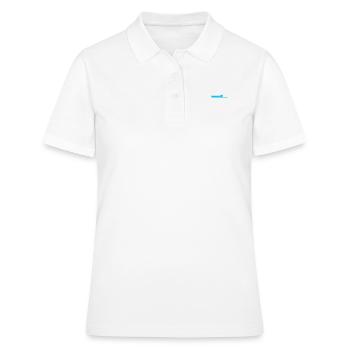 Le pet est chargé pets pets pet - Polo Femme - blanc - Devant - Ailine (174cm)