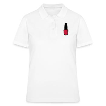 Vernis à ongles - Polo Femme - blanc - Devant - Ailine (174cm)