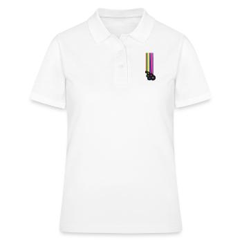 Vinyl-Art - Polo Femme - blanc - Devant - Ailine (174cm)