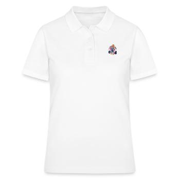Gym Girl : Fort Et Sexy - Girls Lift To - Polo Femme - blanc - Devant - Ailine (174cm)