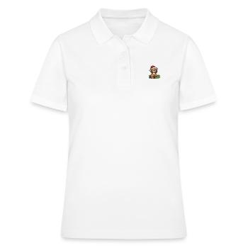 Cadeaux de bande dessinée de Noël Lion - Polo Femme - blanc - Devant - Ailine (174cm)