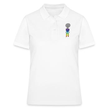 Alien - Frauen Polo Shirt - Weiß - Vorne - Ailine (174cm)