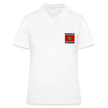 Morocco strong maroc - Polo Femme - blanc - Devant - Ailine (174cm)
