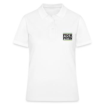 Puck futin - Frauen Polo Shirt - Weiß - Vorne - Ailine (174cm)