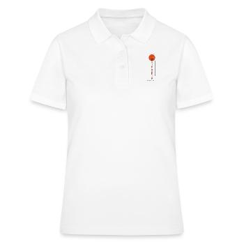 Lerne Weisheit in der Torheit anderer - Frauen Polo Shirt - Weiß - Vorne - Ailine (174cm)