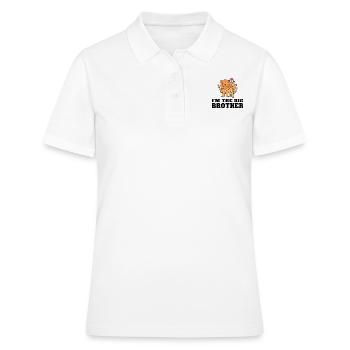 Ich bin der große Bruder - der zukünftige große Bruder - Frauen Polo Shirt - Weiß - Vorne - Ailine (174cm)