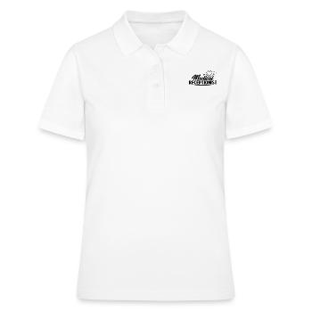 Réceptionniste médicale Cadeau réceptionnist - Polo Femme - blanc - Devant - Ailine (174cm)