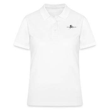 Battement de cœur vélo battement de cœur pour les cyclistes - Polo Femme - blanc - Devant - Ailine (174cm)