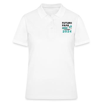 Zukünftiger Papst 2024 - Frauen Polo Shirt - Weiß - Vorne - Ailine (174cm)