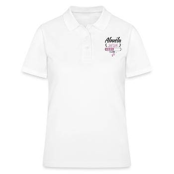 Grand-mère 2026 Chargement Future Mamie - Polo Femme - blanc - Devant - Ailine (174cm)