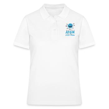 atom - Women's Polo Shirt - white - Front - Ailine (174cm)