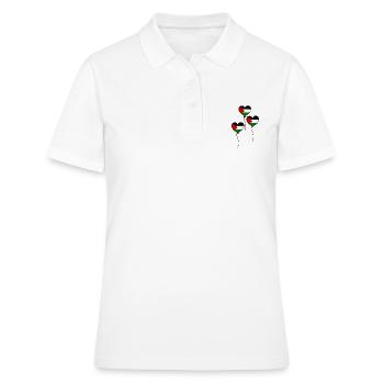 Palestine - Polo Femme - blanc - Devant - Ailine (174cm)