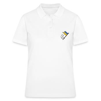 Ukraine - Polo Femme - blanc - Devant - Ailine (174cm)