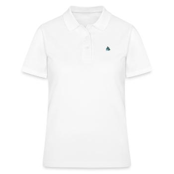 Walknut valknut wotan odin symbole signe triangle - Polo Femme - blanc - Devant - Ailine (174cm)
