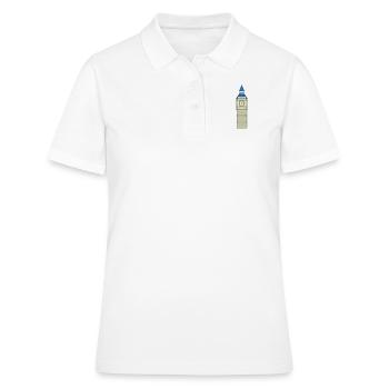 big ben design - Women's Polo Shirt - white - Front - Ailine (174cm)