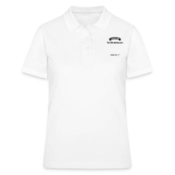 Cadeau drôle 30e Anniversaire Livre D'or - Polo Femme - blanc - Devant - Ailine (174cm)