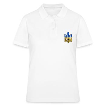 Ukraine - Polo Femme - blanc - Devant - Ailine (174cm)