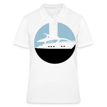 yacht - Polo Femme - blanc - Devant - Ailine (174cm)