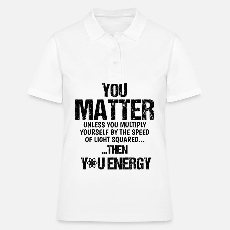 physics - Women's Polo Shirt - white