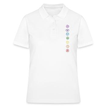 7 chakras - Polo Femme - blanc - Devant - Ailine (174cm)