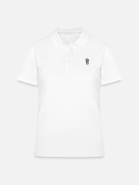 Éléphant, Rouge-gorge, Oiseau, Amoureux des animaux, Biologiste - Polo Femme - blanc