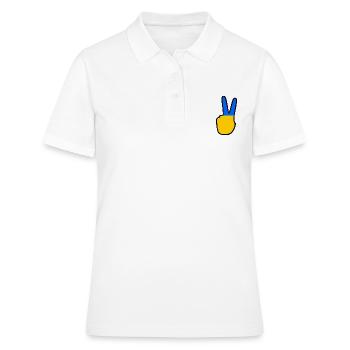 Ukraine - Polo Femme - blanc - Devant - Ailine (174cm)