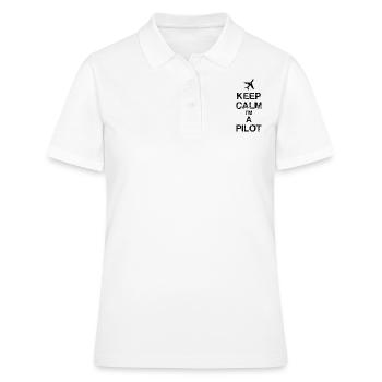 Pilot Pilotenschein Flugplatz Ultra Leicht - Frauen Polo Shirt - Weiß - Vorne - Ailine (174cm)