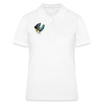 Buschkasi - Frauen Polo Shirt - Weiß - Vorne - Ailine (174cm)