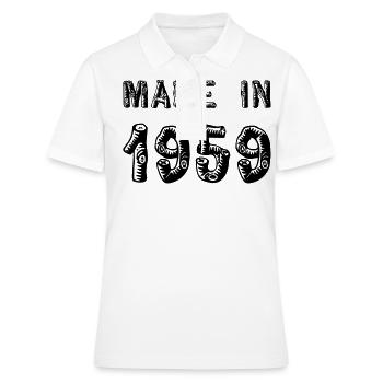 Fabriqué en 1959 - Polo Femme - blanc - Devant - Ailine (174cm)