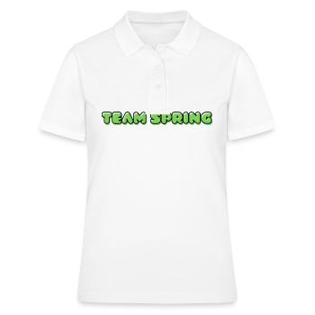 TEAM SPRING - Polo Femme - blanc - Devant - Ailine (174cm)
