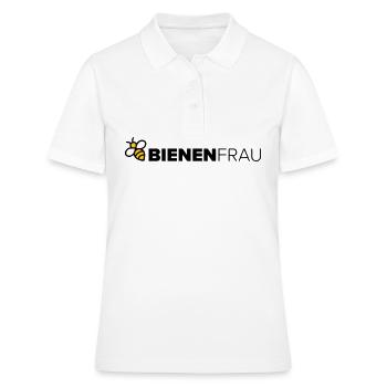 Bienenfrau - Frauen Polo Shirt - Weiß - Vorne - Ailine (174cm)