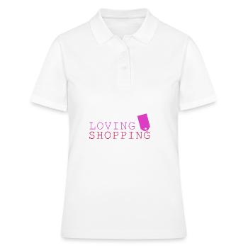 Shopping aimant - Polo Femme - blanc - Devant - Ailine (174cm)