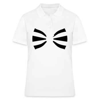Noeud papillon - Polo Femme - blanc - Devant - Ailine (174cm)