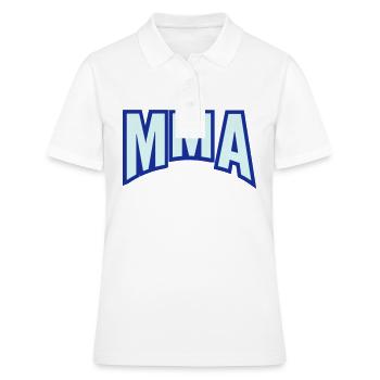 MMA - Polo Femme - blanc - Devant - Ailine (174cm)