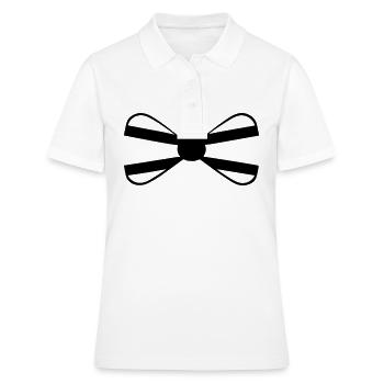 Noeud papillon - Polo Femme - blanc - Devant - Ailine (174cm)