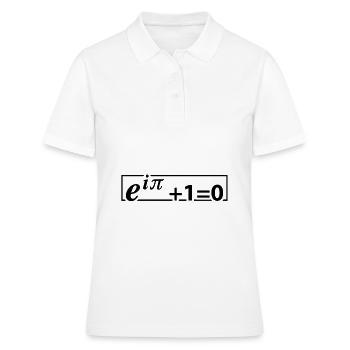 Mathématicien | Cadeau de mathématicien de professeur de mathématiques - Polo Femme - blanc - Devant - Ailine (174cm)